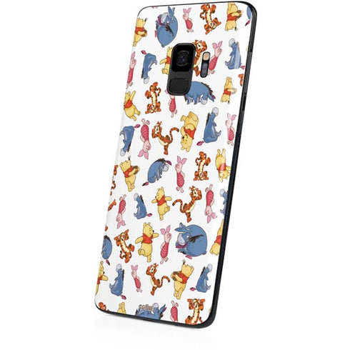 Disney Winnie the Pooh Character Pattern Galaxy S9 Skin